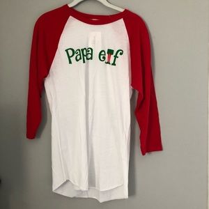 christmas papa elf tshirt